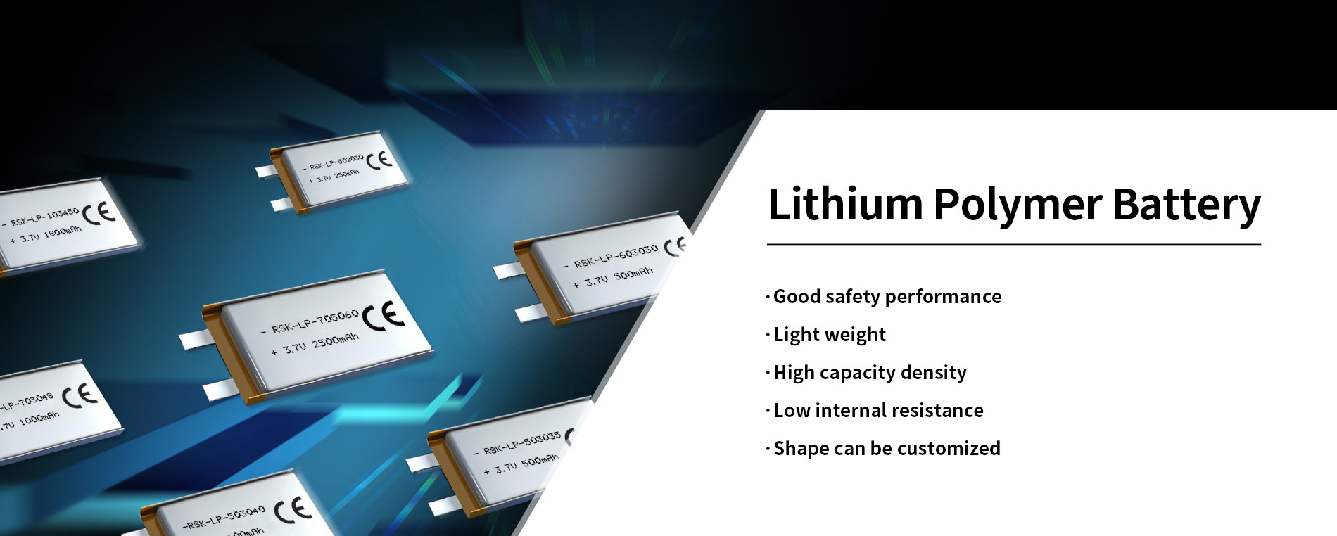 کیفیت سلول باتری پلیمر لیتیوم کارخانه