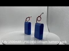 باتری پلیمر لی 803450-2s 7.4v 1500mAh