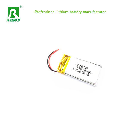 خرید سلول باتری پلیمر لیتیوم قابل شارژ 602035 3.7V 400mAh برای صفحه کلید بلوتوث جهانی online manufacture