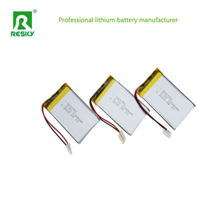 خرید سلول باتری پلیمر لیتیوم قابل شارژ 503759 3.7V 1200mAh برای مربی سگ online manufacture