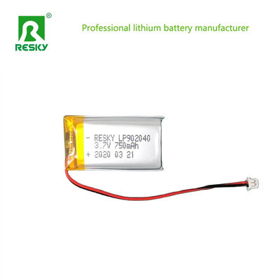 خرید سلول باتری لیتیوم پلیمر 902040 3.7V 700mAh 750mAh برای چراغ قوه LED online manufacture