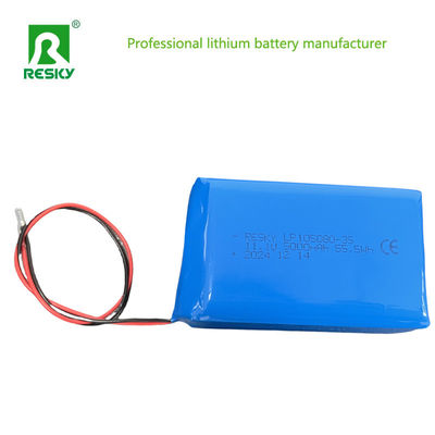 خرید بسته باتری پلیمر لیتیوم شارژ پذیر 105080 115181 11.1V 5000mAh 55.5Wh برای بانک برق online manufacture