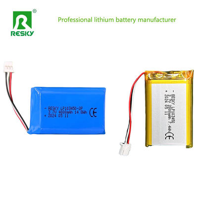 خرید 2s باتری پلیمر لیتیوم بسته 103450 7.4v 2000mAh 14.8wh باتری های لیتیوم یون online manufacture