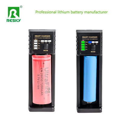خرید شارژر باتری لیتیوم یون قابل شارژ 1 اسلات 5V 2A برای باتری 18650 26650 18500 online manufacture