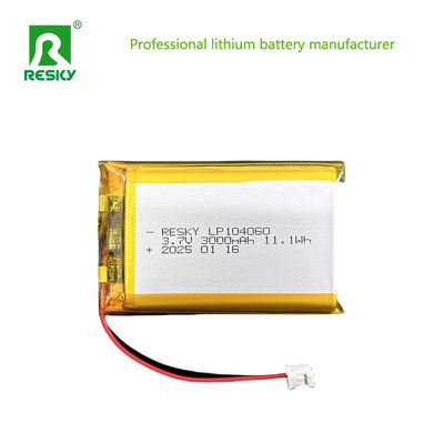 خرید 3بسته باتری پلیمر لیتیوم 7 ولت 104050 104060 باتری های لیتیوم یون 3000mAh online manufacture