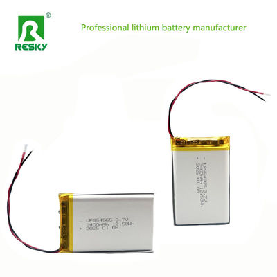 خرید 3.7V 3400mAh باتری پلیمر لیتیوم بسته 854565 باتری لیپو برای واکی-تالیکی online manufacture