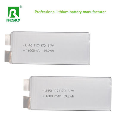 خرید باتری قابل شارژ 1174170 LP11074173 3.7v 16000mAh 10C RC Drone Power بسته باتری لیتیوم یون online manufacture