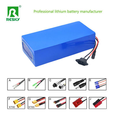 خرید بسته باتری لیتیوم یون خورشیدی قابل شارژ برای اسکوتر الکتریکی 500W 750W تولید آنلاین