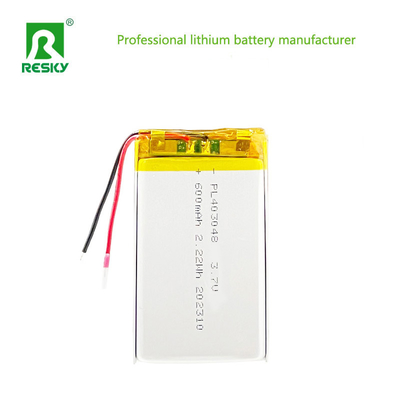 خرید باتری پلیمر لیتیوم یون 403048 3.7V 600mAh 2.22wh سلول باتری لیپو برای ردیاب GPS حیوانات خانگی تولید آنلاین