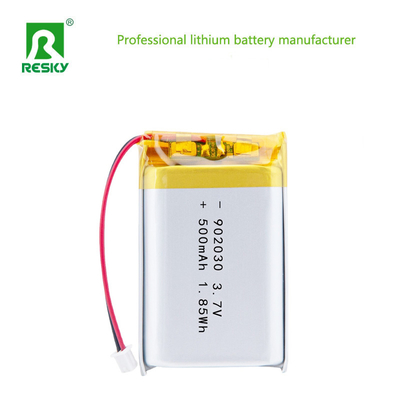 خرید باتری لیتیوم لیتیوم 902030 3.7V 500mAh 1.85wh باتری لیپو قابل شارژ برای شیشه VR تولید آنلاین