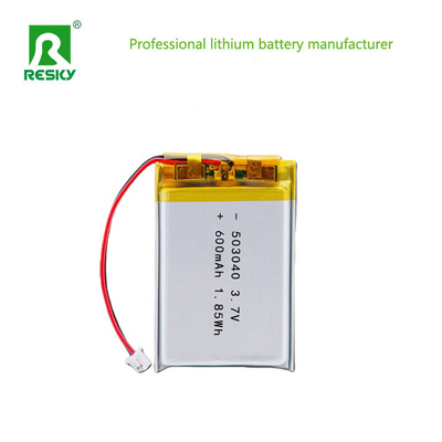 خرید سلول باتری پلیمر لیتیوم 503040 600mAh 3.7V 7.4V 2.22wh برای دستگاه زیبایی قابل حمل تولید آنلاین