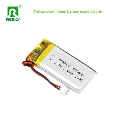 خرید سلول باتری پلیمر لیتیوم 602040 400mAh 450mAh 3.7V 1.48wh قدرت باتری لیپو لی پلیمر تولید آنلاین