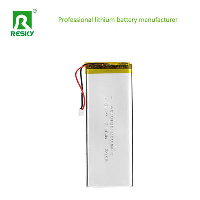 خرید سلول باتری پلیمر لیتیوم قابل شارژ 4030130 3.7V 2000mAh 7.4wh Lipo تولید آنلاین