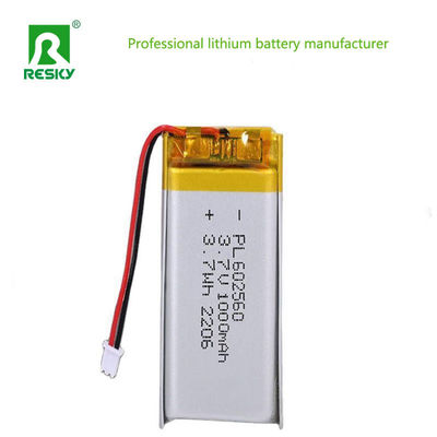 خرید سلول باتری لیتیوم LP602560 3.7v 4.2v 1000mAh باتری های لیپولیمر قابل شارژ برای ردیاب GPS تولید آنلاین