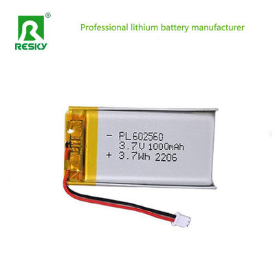 خرید باتری های لیپو پاور LP602560 3.7v 4.2v 1000mAh 3.7wh باتری پلیمر لیتیوم برای قفل های هوشمند تولید آنلاین