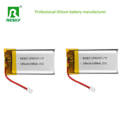خرید Rechargeable Lithium Polymer Battery Cell 501535 240mAh 3.7v Solar Li-ion Lipo Batteries تولید آنلاین