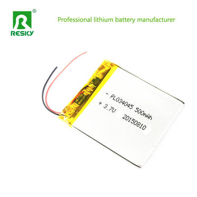 سلول باتری پلیمر لیتیوم دیجیتال 304045 3.7V 500mAh باتری لیپو با PCB
