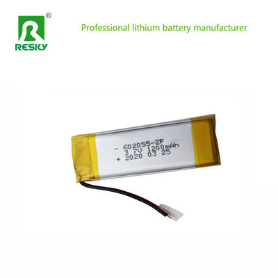 بسته باتری لیپو سفارشی 602055 3.7V 2P 600mAh 1200mAh برای دستگاه پزشکی