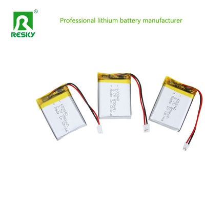 سلول باتری پلیمر لیتیوم 3.7V 603040 750mAh باتری های شارژ پذیر برای لامپ سه بعدی