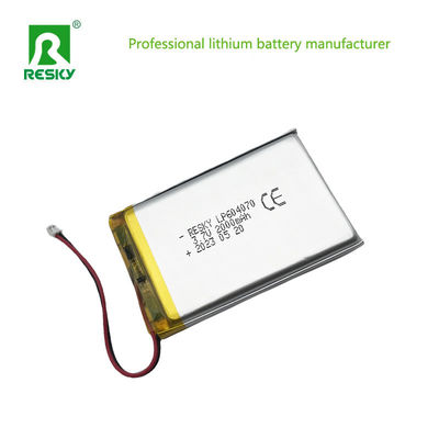 دستگاه پزشکی قابل حمل سلول های لیپو 604070 3.7V 2000mAh 7.4wh