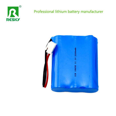 باتری لیتیوم یون قابل شارژ 18650 11.1V 2200mAh