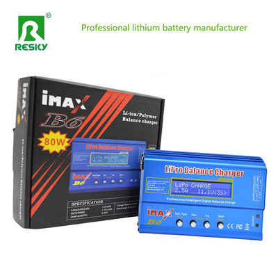 Imaxb6 RC Lipo Balance Charger 80W 1-6A For 2-6s لیتیوم پلیمر باتری پیک