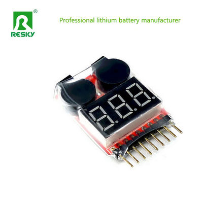RC 2s-8s لیپو / لیتیوم یون / LiFePO4 تست کننده ولتاژ باتری
