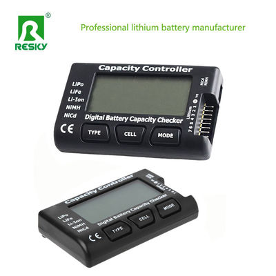 لوازم جانبی RC صفحه نمایش LCD 2-6s لیتیوم باتری ولتاژ متر تستر تعادل