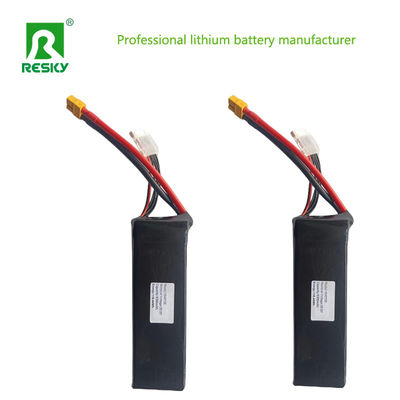 14.8V 2600mAh باتری لیتیوم RC 30c 4s باتری های پلیمر لیتیوم RC