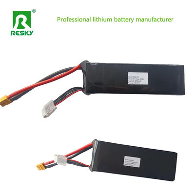 هلیکوپتر بدون سرنشین RC لیپو باتری بسته 853460 7.4V 1500mAh 25c لی پلیمری باتری