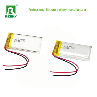 باتری لی پلیمری قابل شارژ 102040 902040 3.7V 800mAh 850mAh سلول باتری لیتیوم