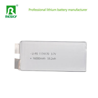 سلول لیتیوم RC 1174170 10874170 3.7v 16000mAh 10C بسته باتری یون لیتیوم RC Drone