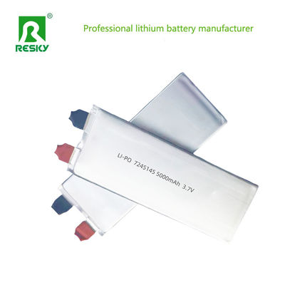 سلول باتری پلیمر لیتیوم یون قابل شارژ 7244145 3.7v 5000mAh 18.5wh 30C قدرت