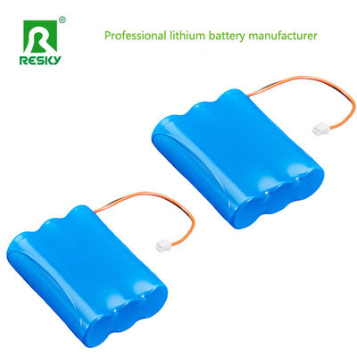 ذخیره سازی 18650 سلول باتری لیتیوم یون 11.1v 3500mAh باتری لیتیوم قابل شارژ برای GPS