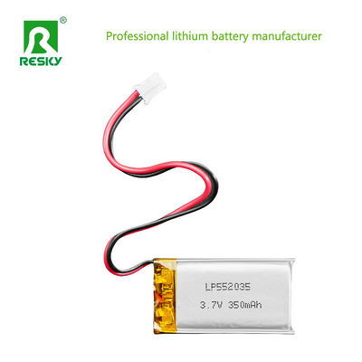 سلول باتری لیتیوم یون 502035 3.7v 350mAh بسته باتری لیپو شارژ قابل خورشیدی