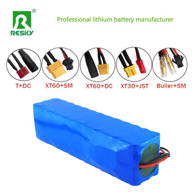 بسته باتری لیتیوم یونی قابل شارژ 10s6p 36v 20.4Ah پاناسونیک برای اسکوتر برقی 750 وات
