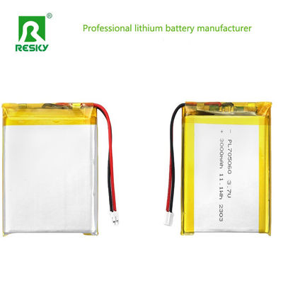 Rechargeable Lifepo4 Battery Cell 705060 3000mAh 3.7V 3.8V Power Lithium Ion Polymer Batteries